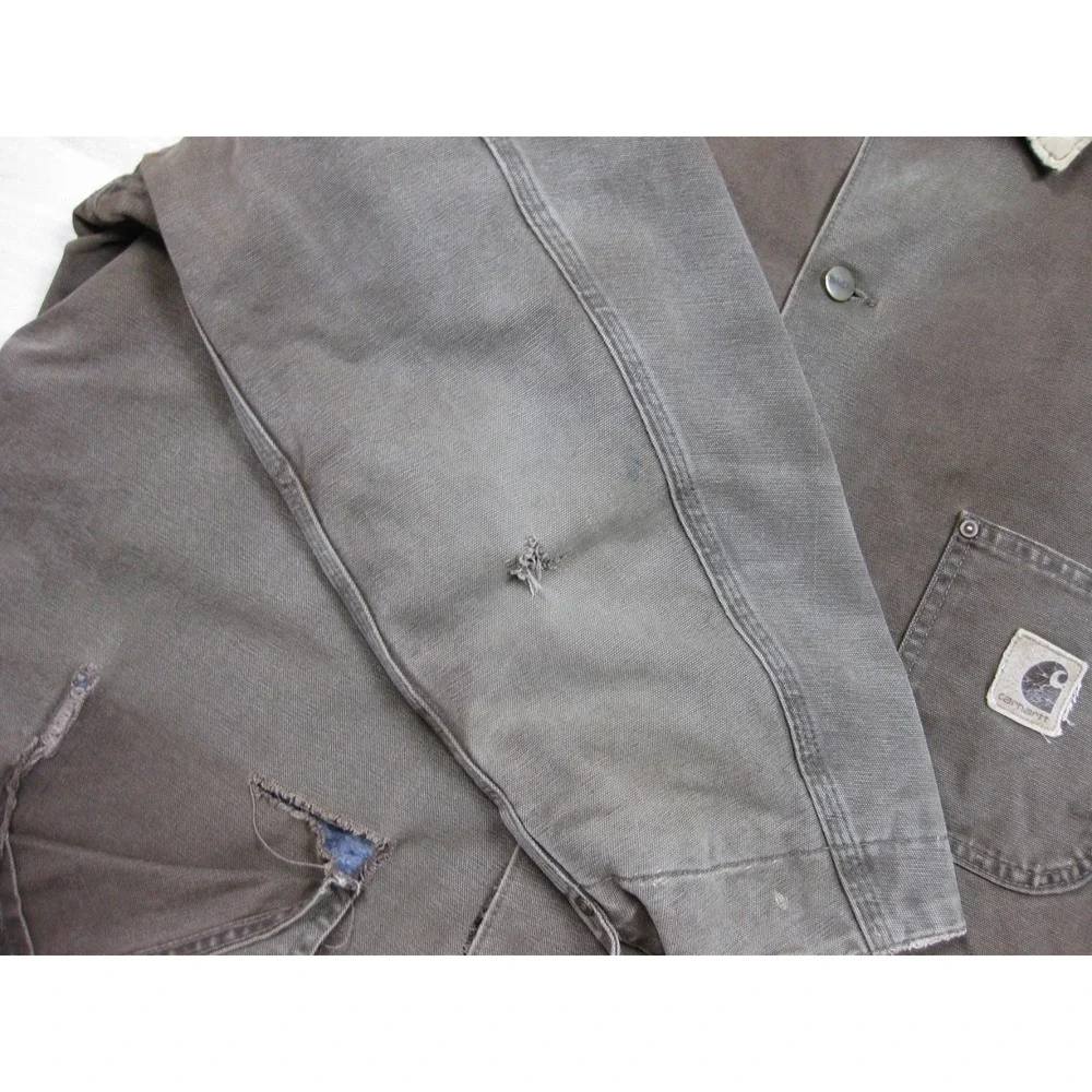 Vintage 90s Carhartt Blanket Lined Chore Coat Men's (2XL) C02 CHT Barn Jacket